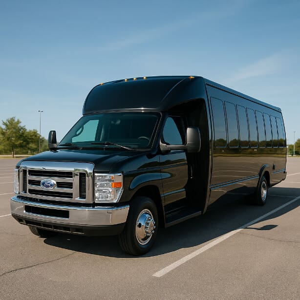 Columbus Shuttle Bus Rentals 18 Passenger Shuttle Bus