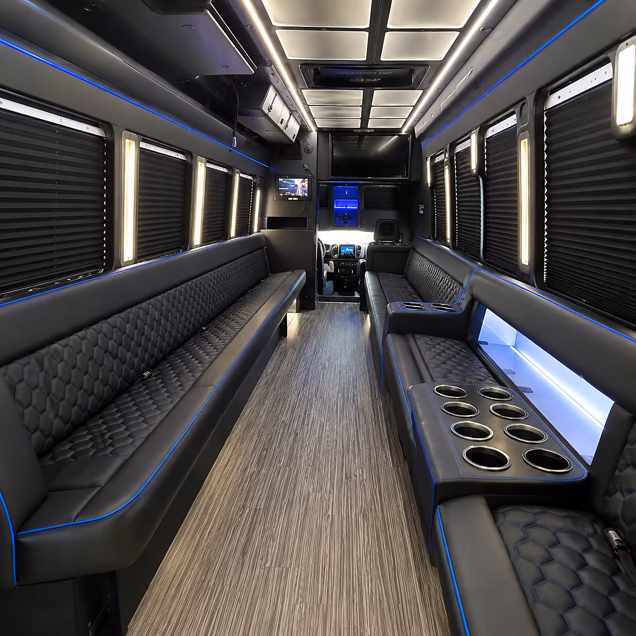 hit every photo stop in your columbus party bus before the dance